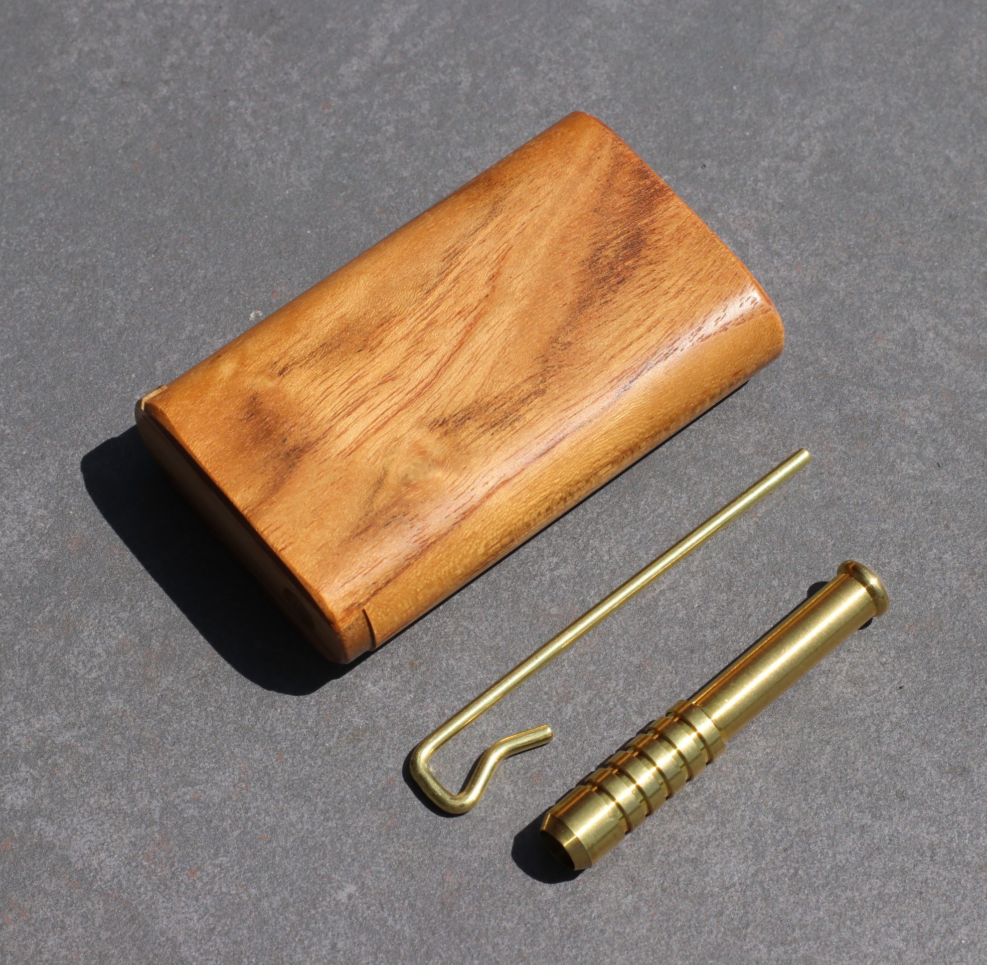 One of a Kind Teak Wood Dugout & One Hitter
