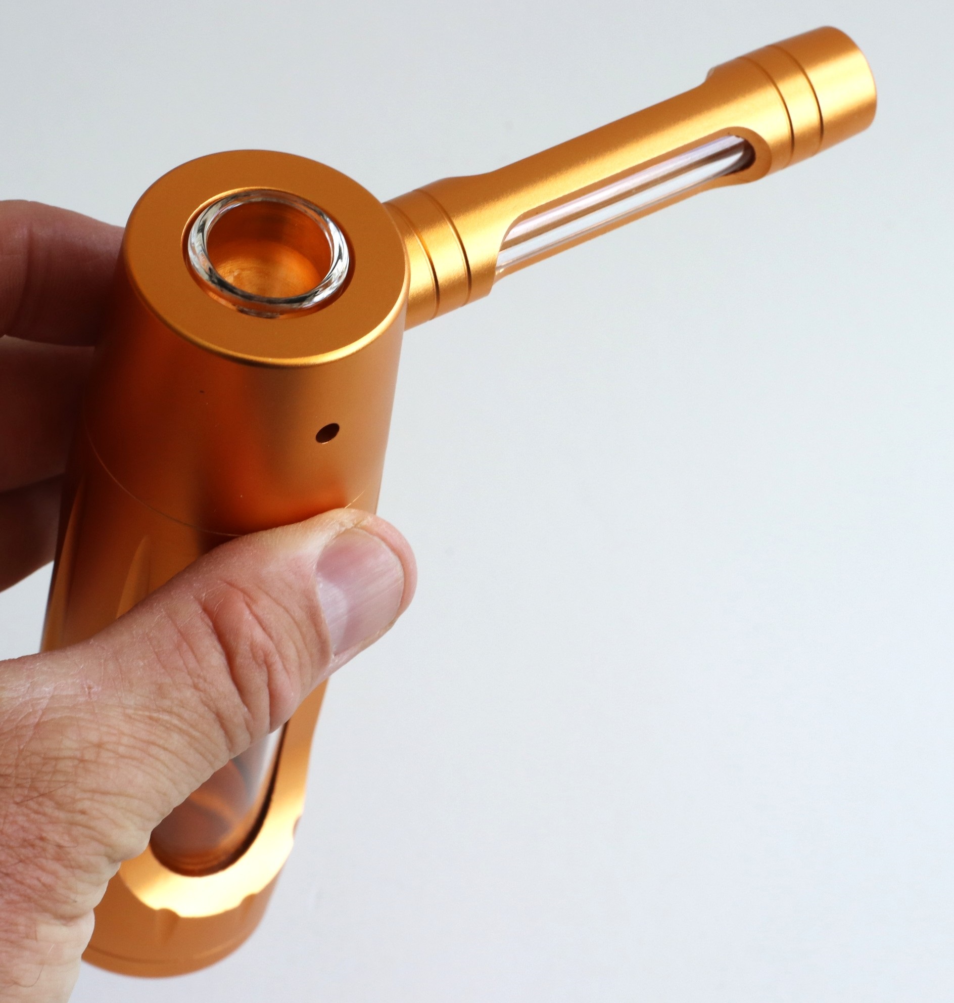 PRO420 Glass & Aluminum 6? Bubbler-Water Pipe-Easy to Clean-Perfect Small Bubbler