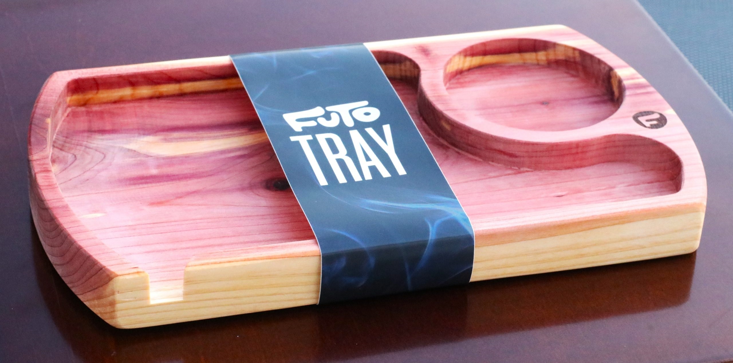 Futo Cedar Wood Rolling Tray-Classic Handcrafted Old School
