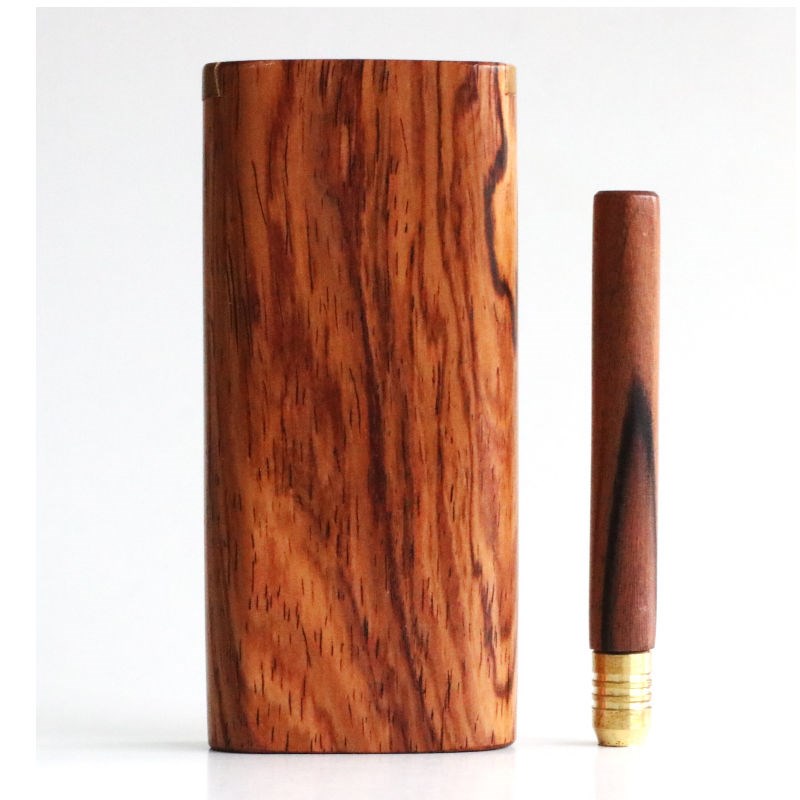 Honduras Slider Lid Dugout & One Hitter-Classy Handcrafted American Stash Box