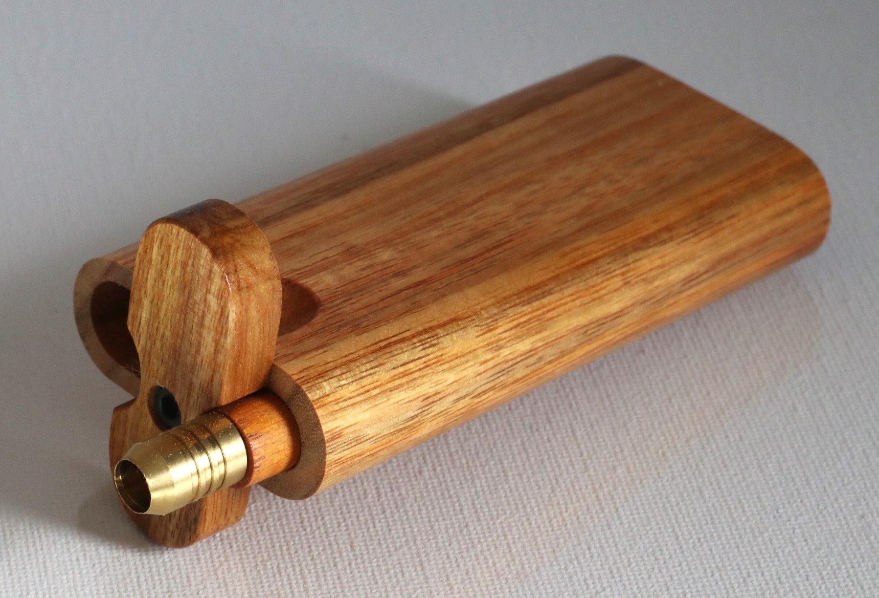3" & 4" Mahogany Dugouts- Swivel Lid- One Hitter Pipe included - Handcrafted Wood Dugout