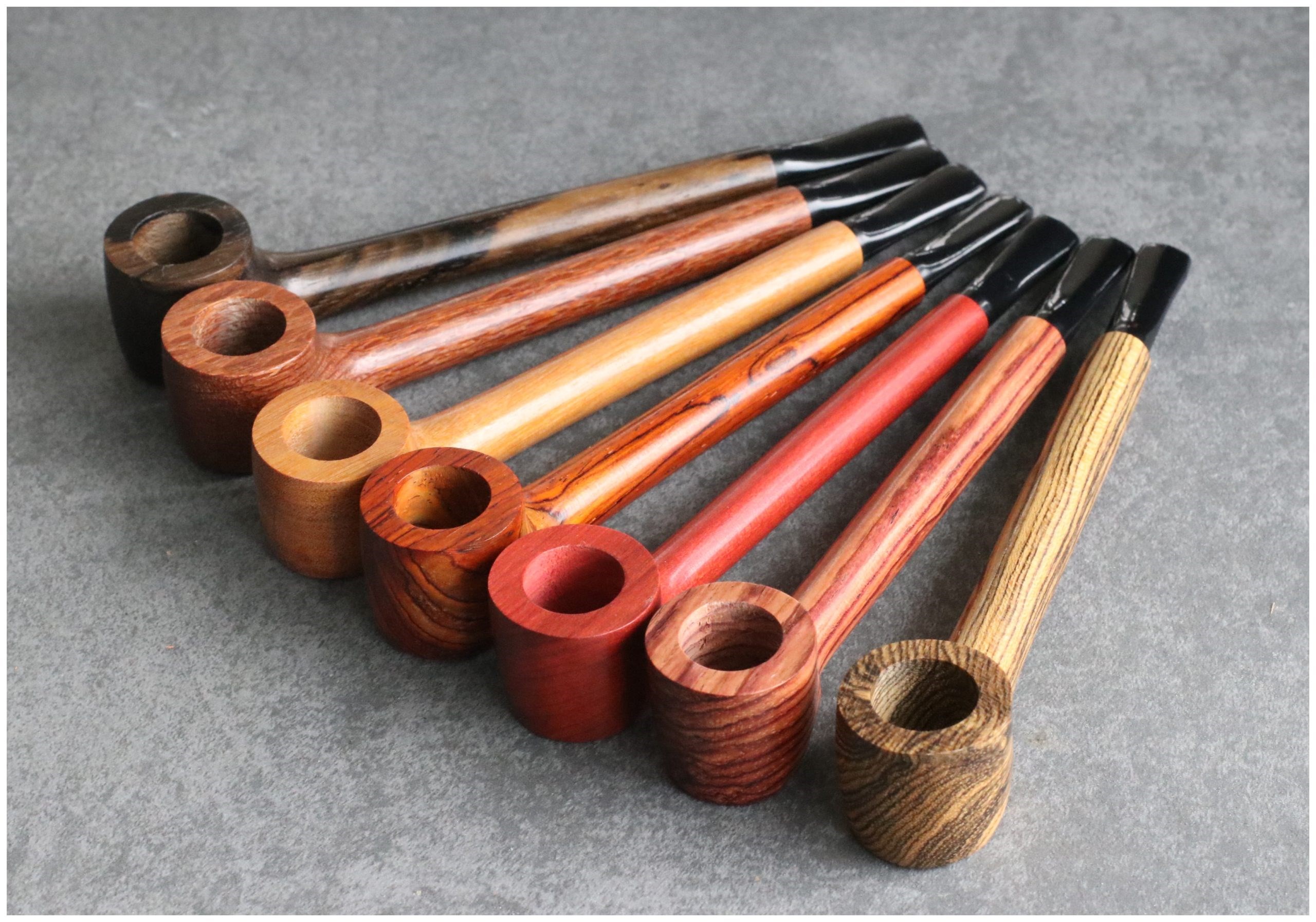 5.5" Exotic Wood Pipe-L37 MOROCCAN- American Handcrafted Quality Smoking Pipe