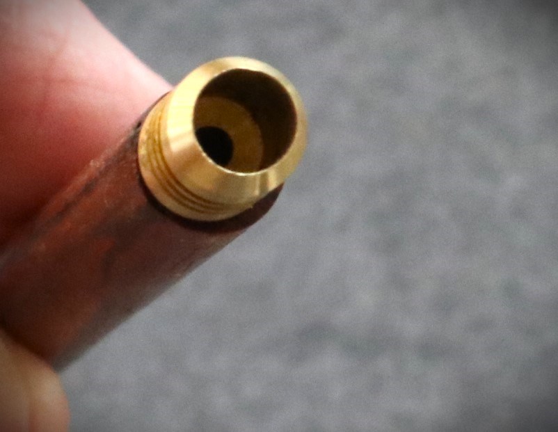 4" Exotic Wood One Hitter Pipes-Crafted Hardwood pipe with brass bowl