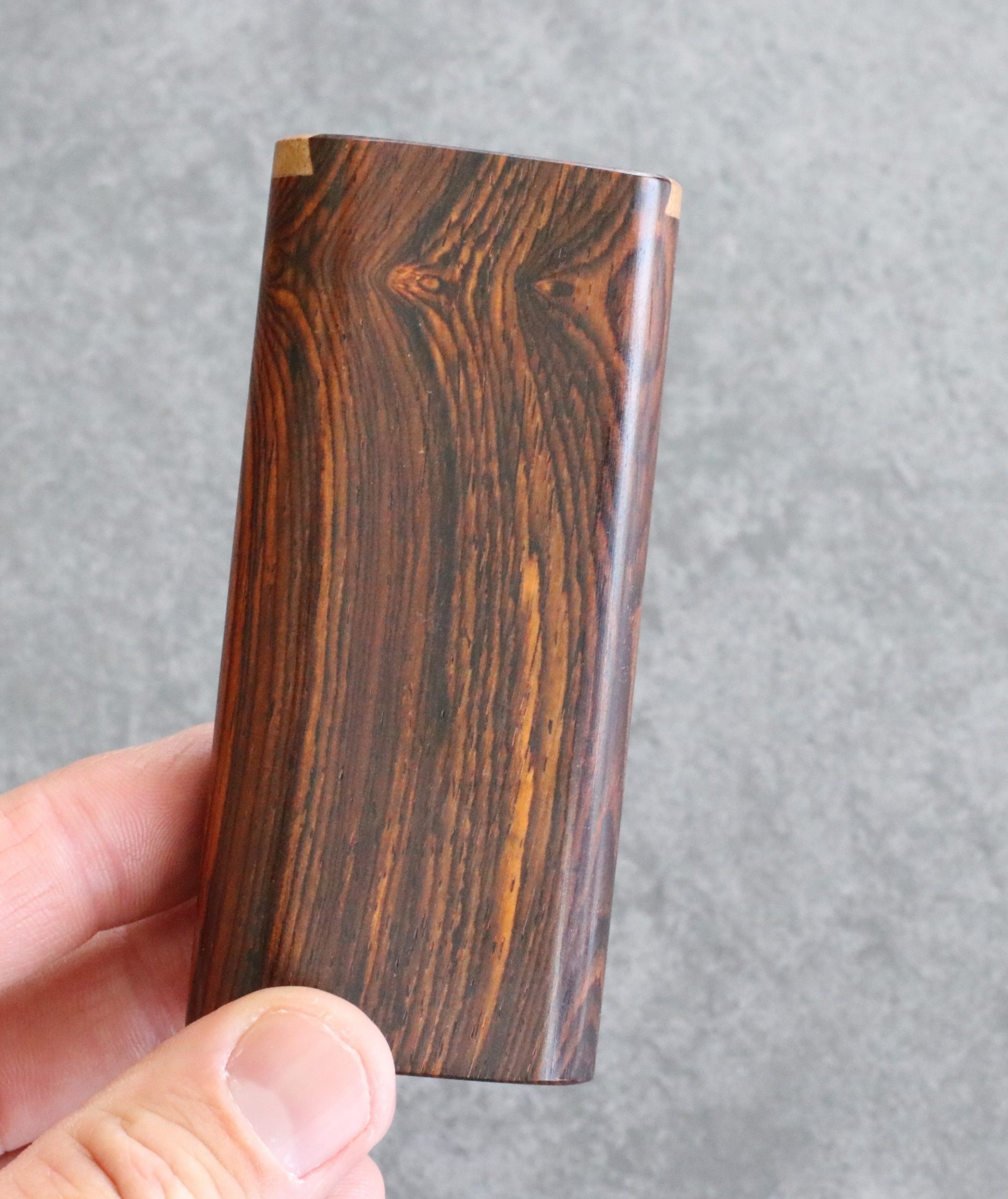 Cocobolo Wood Dugouts and One Hitters- Slider Lid-Handcrafted Functional Art