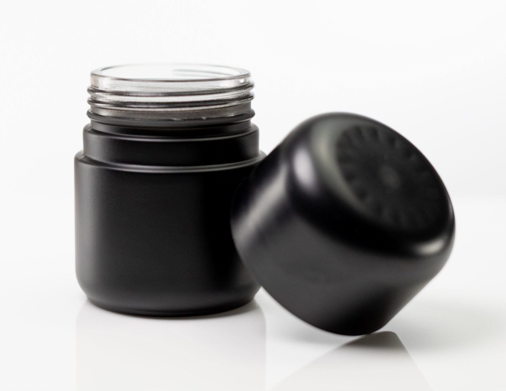 Black Glass Stash Jar- UV Protected-Smell Proof-3-5 gram Capacity- No smell Guaranteed-PRO 420