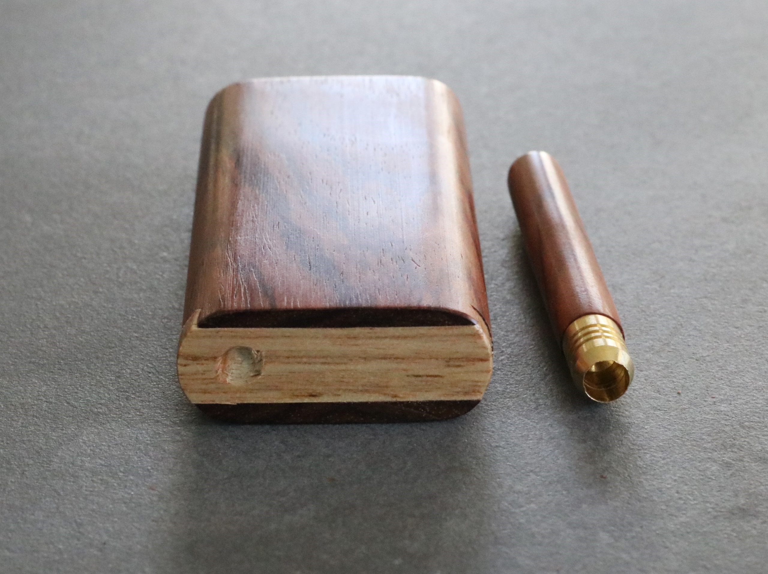 3" & 4" Honduras Wood Dugouts-  Slider Lid- One Hitter of your Choice - Honduras Dugout