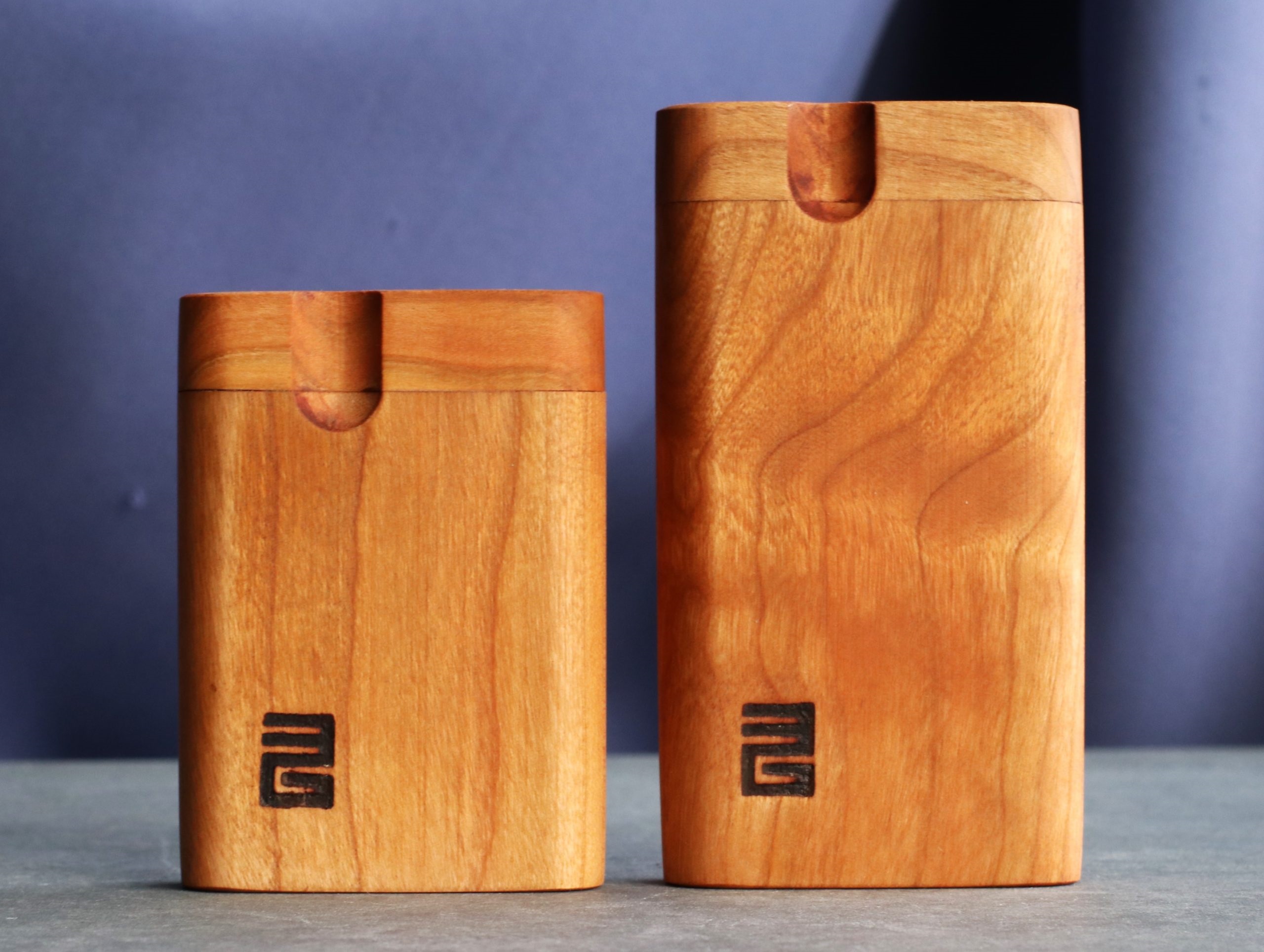 Cherry Wood Dugouts by 3rd Grain-American Crafted Swivel Lid Dugout