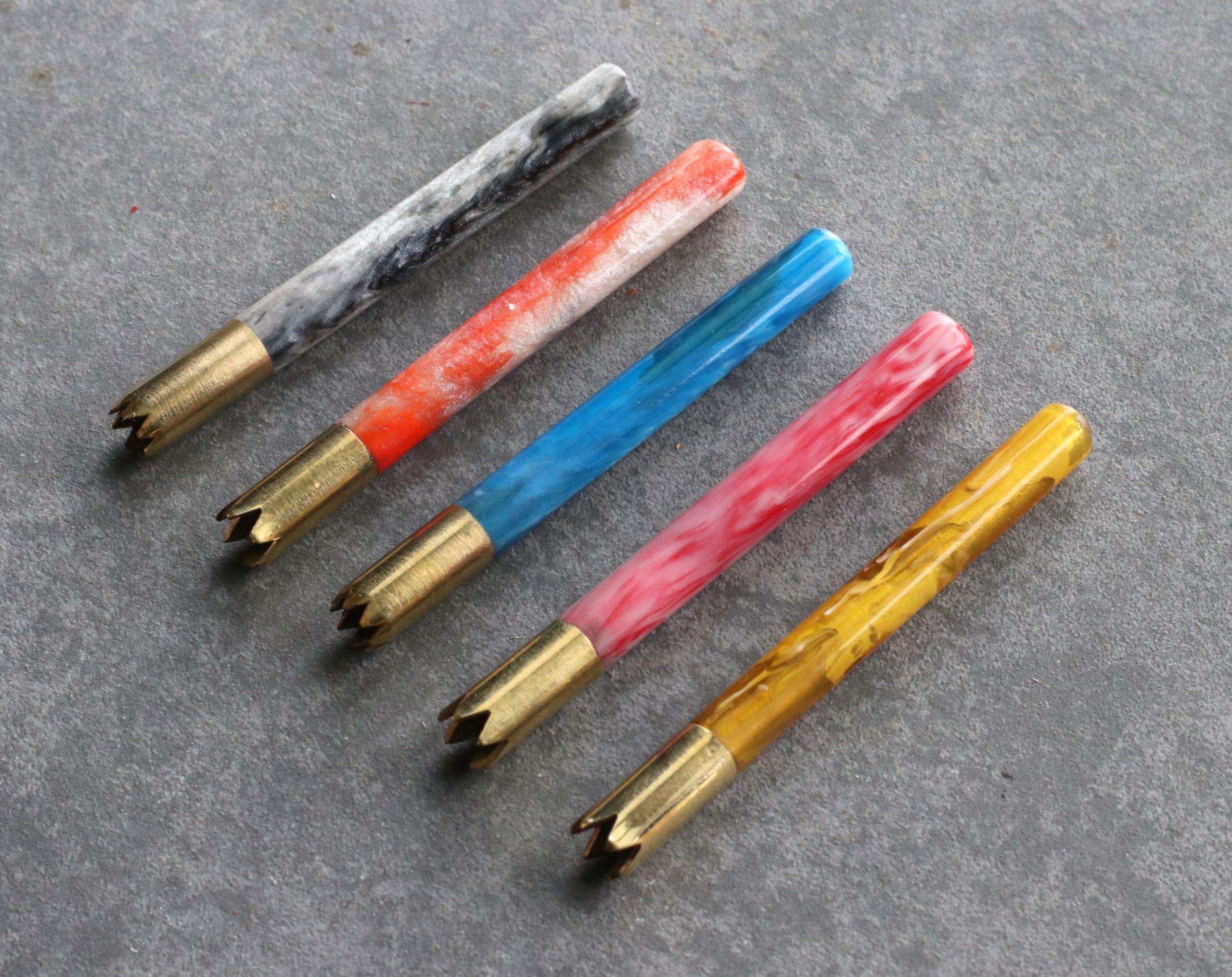 3" Grinder Tip Brass One Hitter -One Hitter Pipes for 4" Dugouts