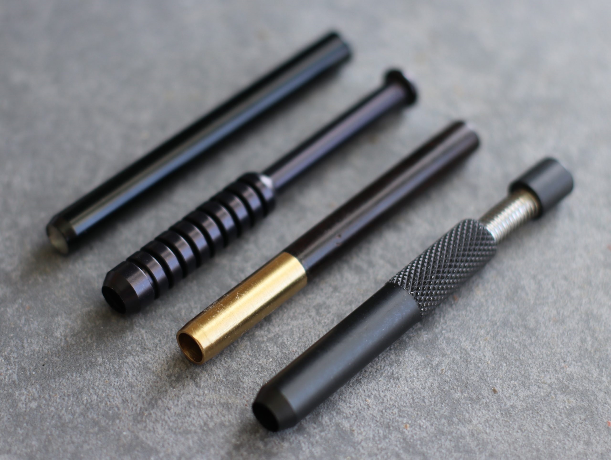 3" Black One Hitter Pipes- Classy Black Pipes for 4" dugouts - Swivel Lid Pipe