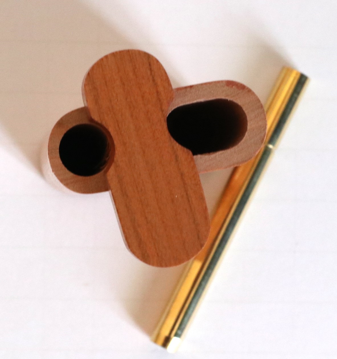 Cherry Spring Lock Dugouts & One hitter pipes-American Handcrafted Stash Boxes - Cherry Wood Dugout