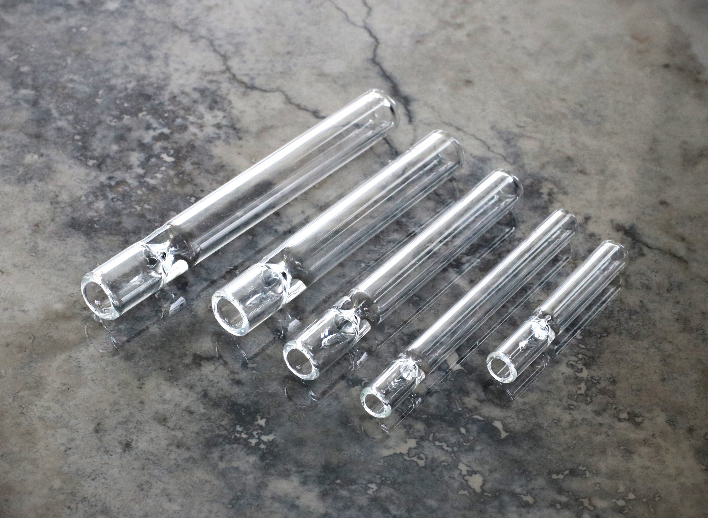 Glass One Hitter Pipes- All Sizes Available - Glass One hitter Pipes