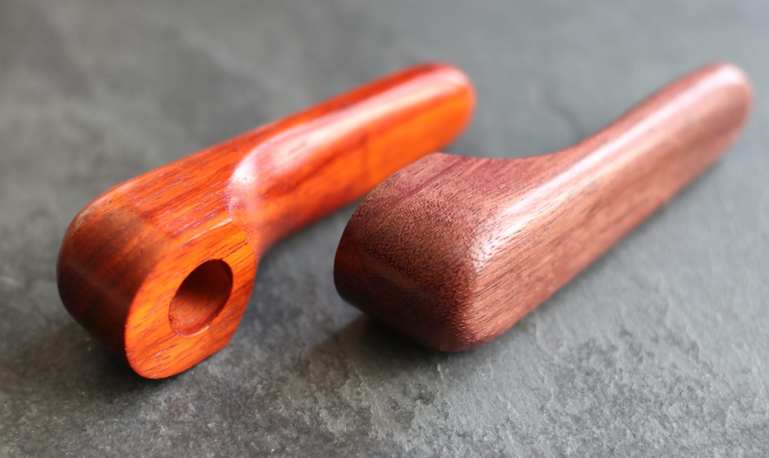 3.5" Exotic Wood Pipe-B46-American Handcrafted Smoking Pipe