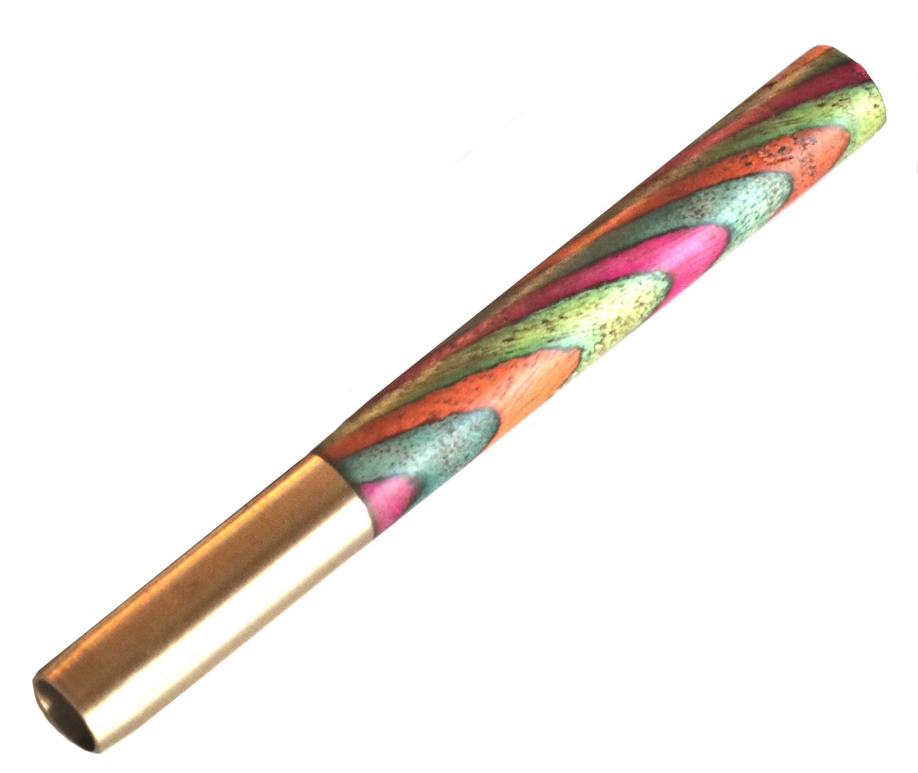 Rainbow Gift Pack- 2" Rainbow Grinder & 3" Rainbow Mango Brass One Hitter- Perfect Combo- Class Act-Colorful Gift - 3' Rainbow Mango Pipe