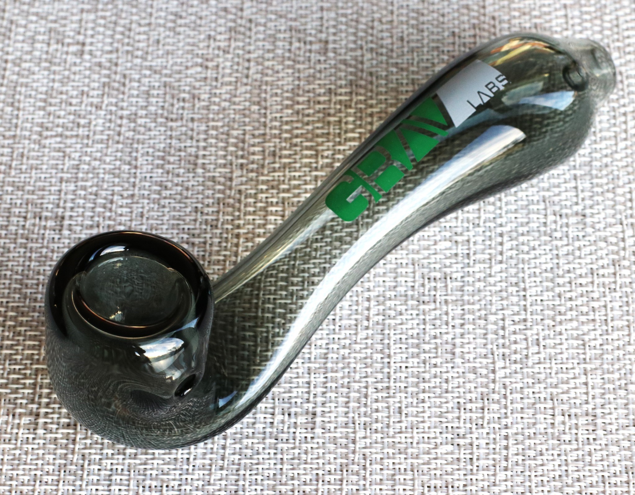6" Grav Sherlock Glass Pipe-Large Thick Glass Grav Smoking Pipes