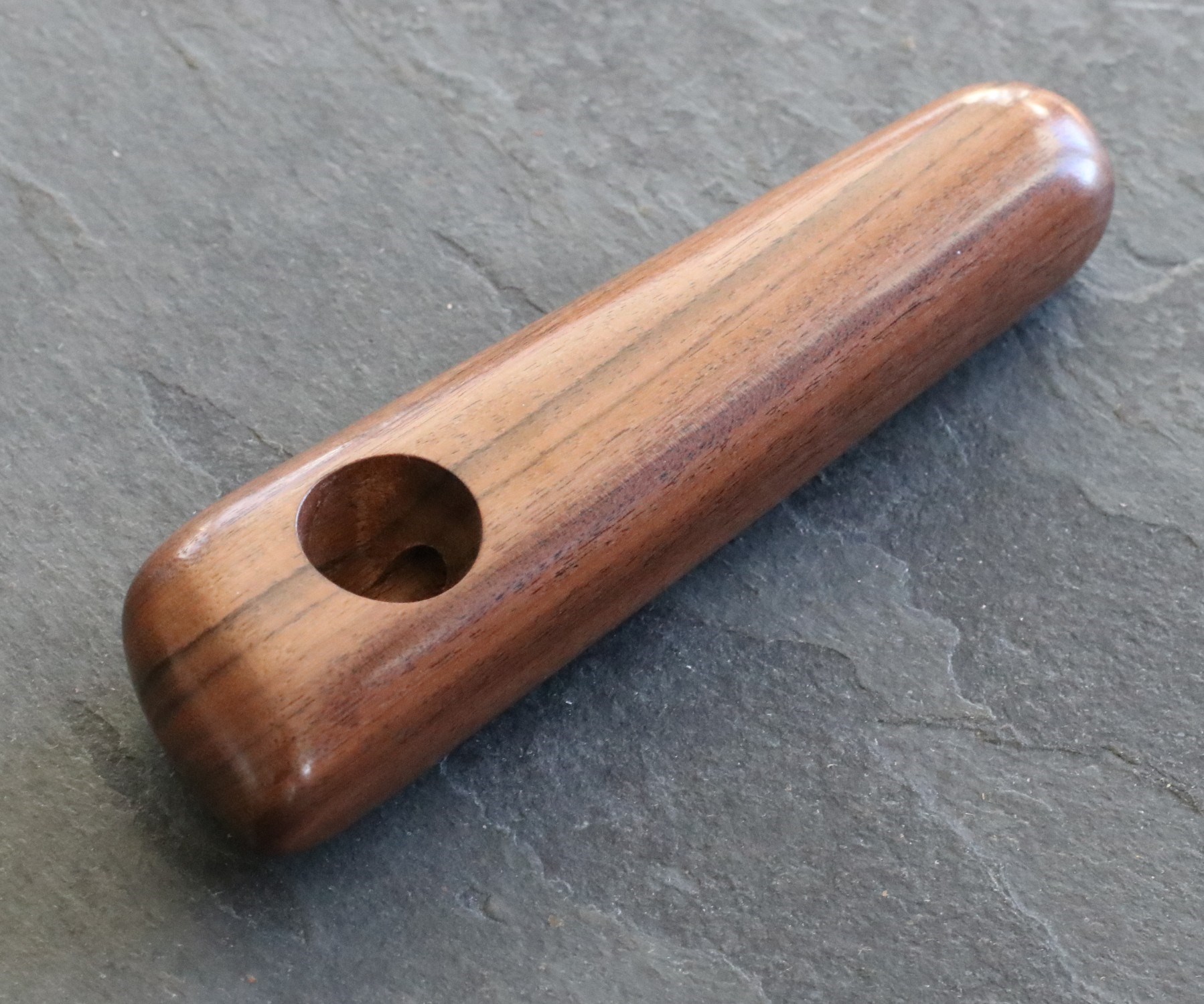 3.5" Exotic Wood Pipe-B30-Handcrafted American Wood Pipe - Traditional Smoking Pipe