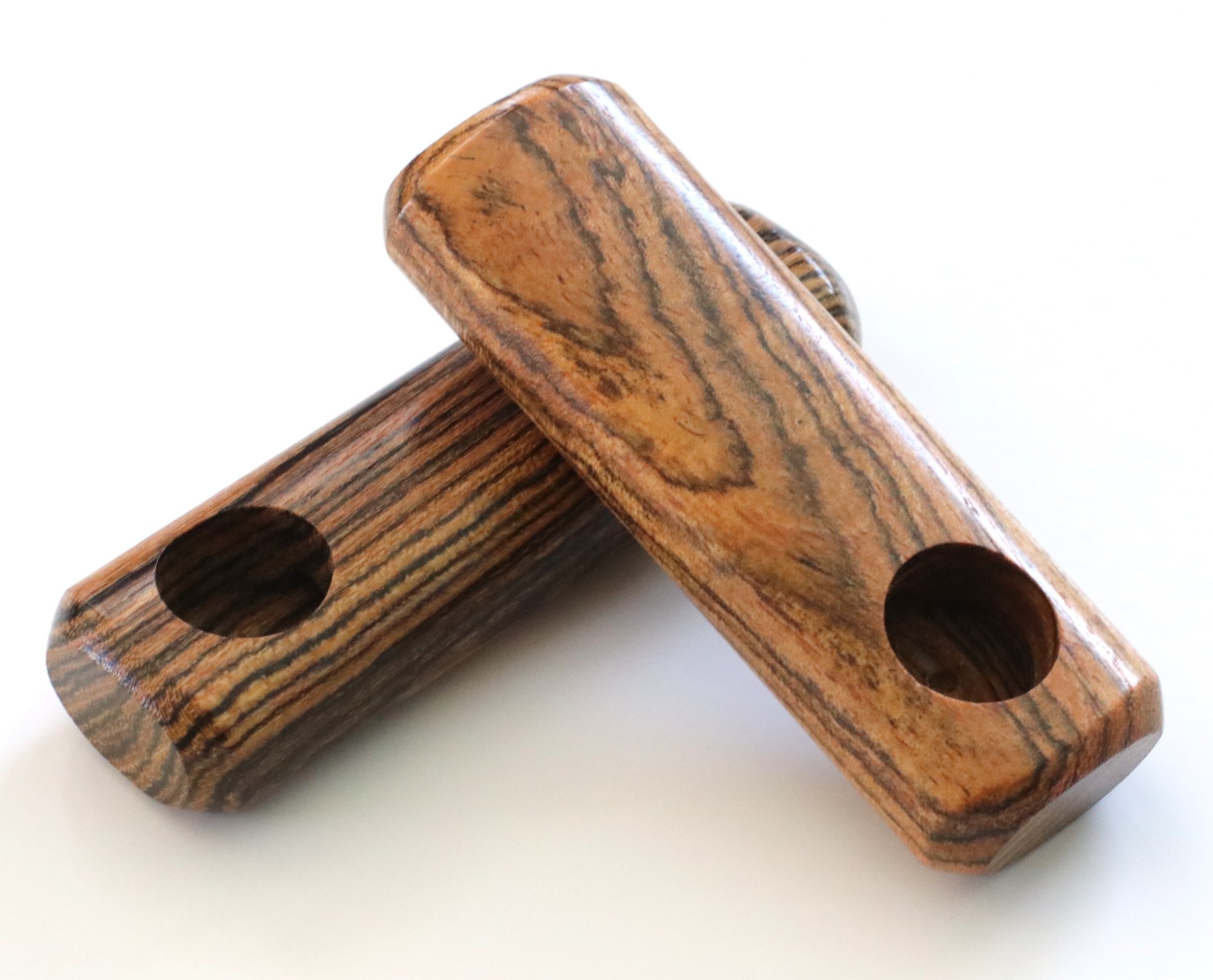3" Exotic Wood Pipe-B16-Handcrafted American Wood Pipe