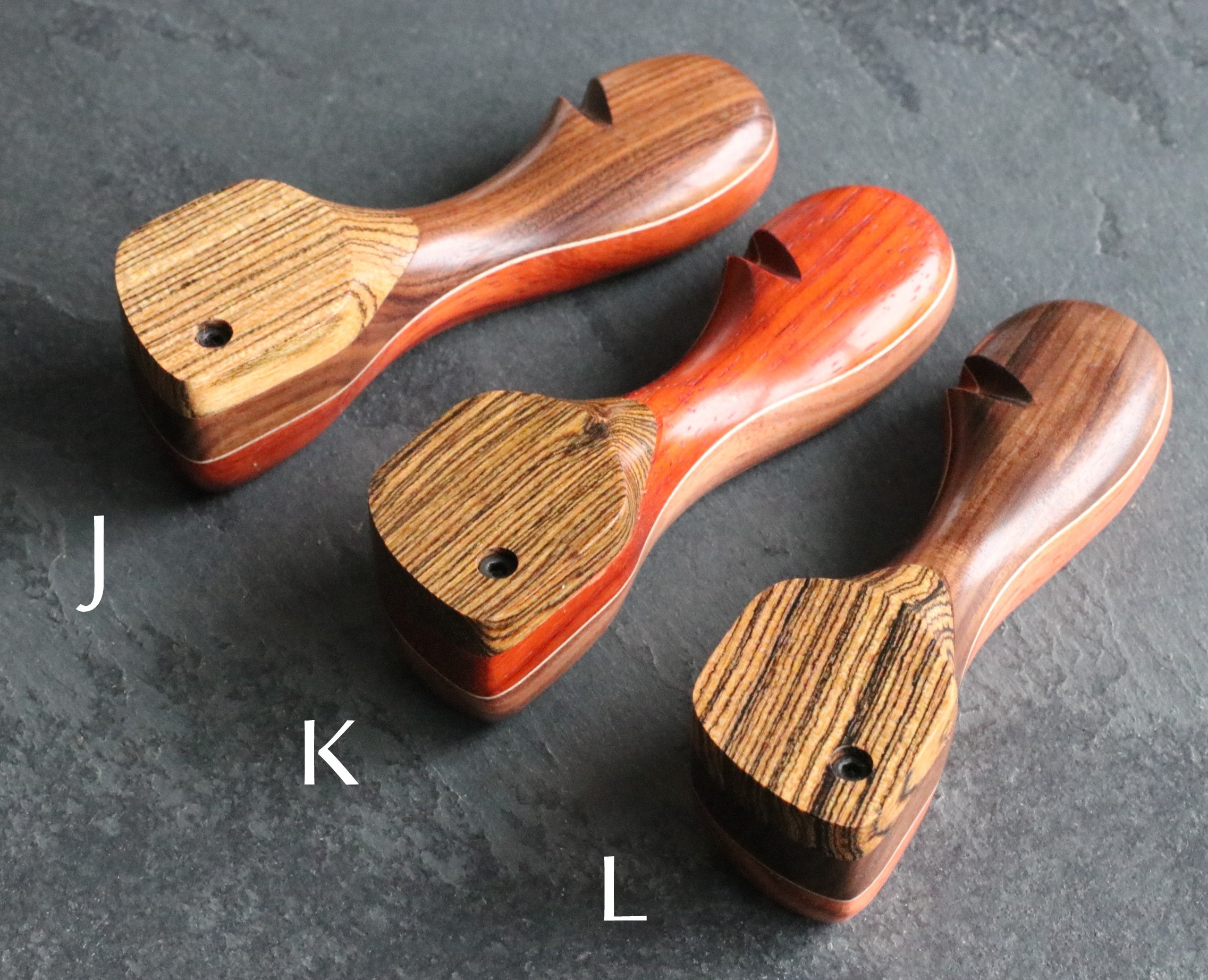 Exotic Wood Swivel Lid Pipe-TP43L-4"-American Handcrafted Smoking Pipe - Crafted Wood Smoking Pipes