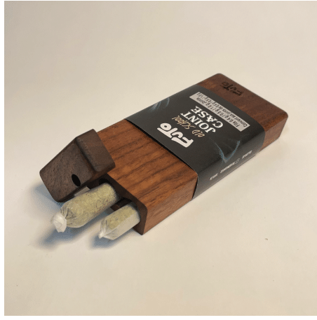 4.25" Tall Walnut Dugout-Old School Hitter Box by FUTO-World Class Stash Box - Futo Dugout One Hitter
