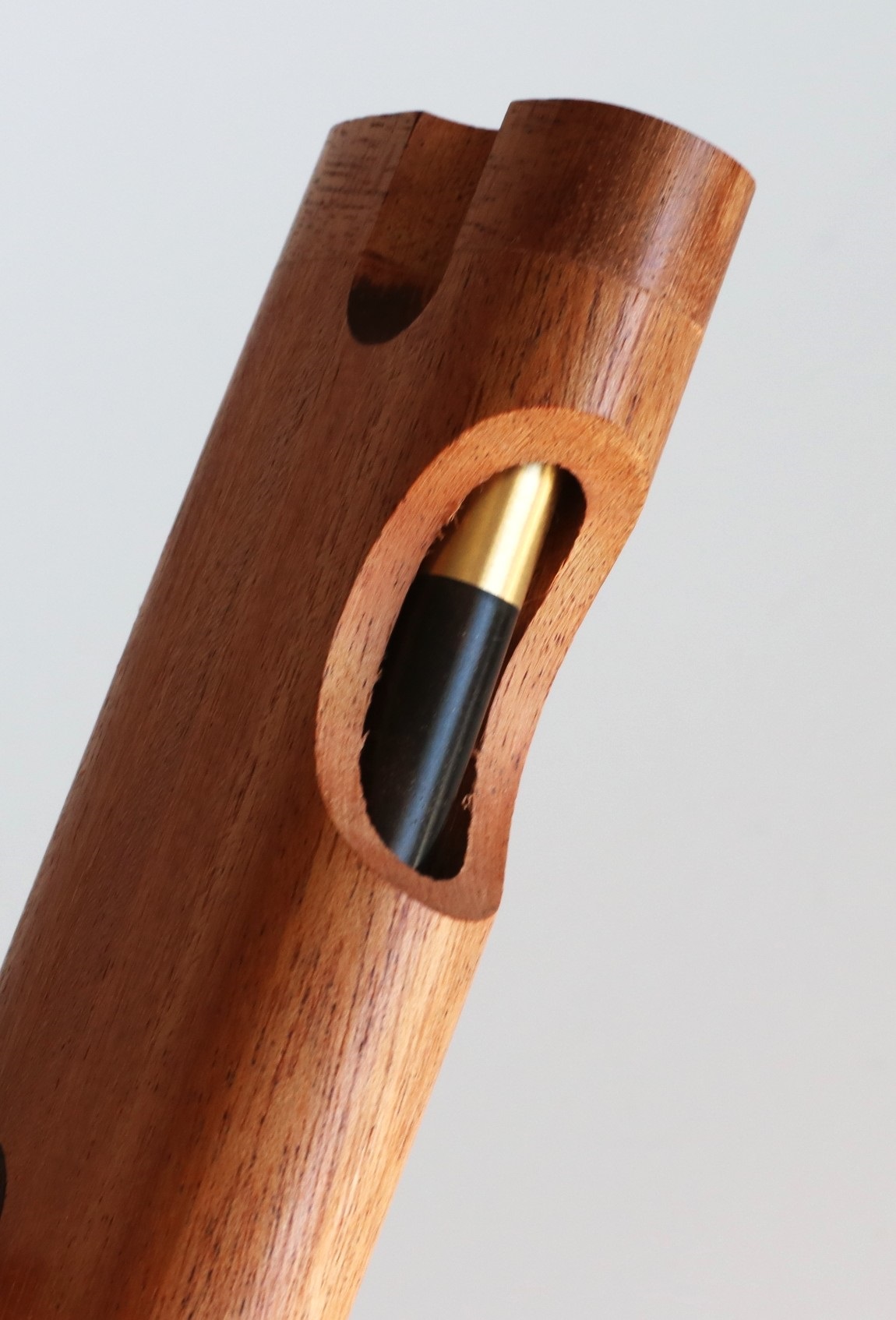 4" Mahogany Swivel Lid Dugout & One hitter pipe-American Made by Better Life-Locking Lid - Swivel Lid Cutaway Dugout by Better Life