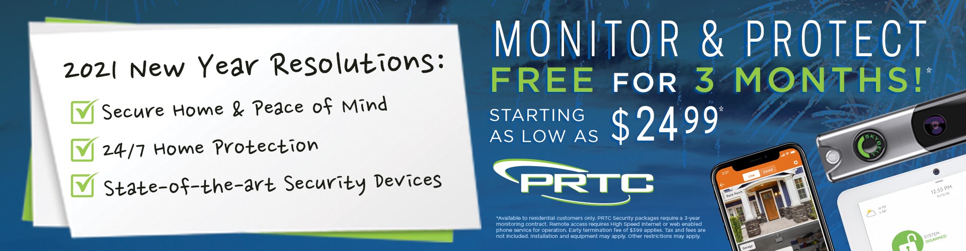 Monitor & Protect free for 3 months