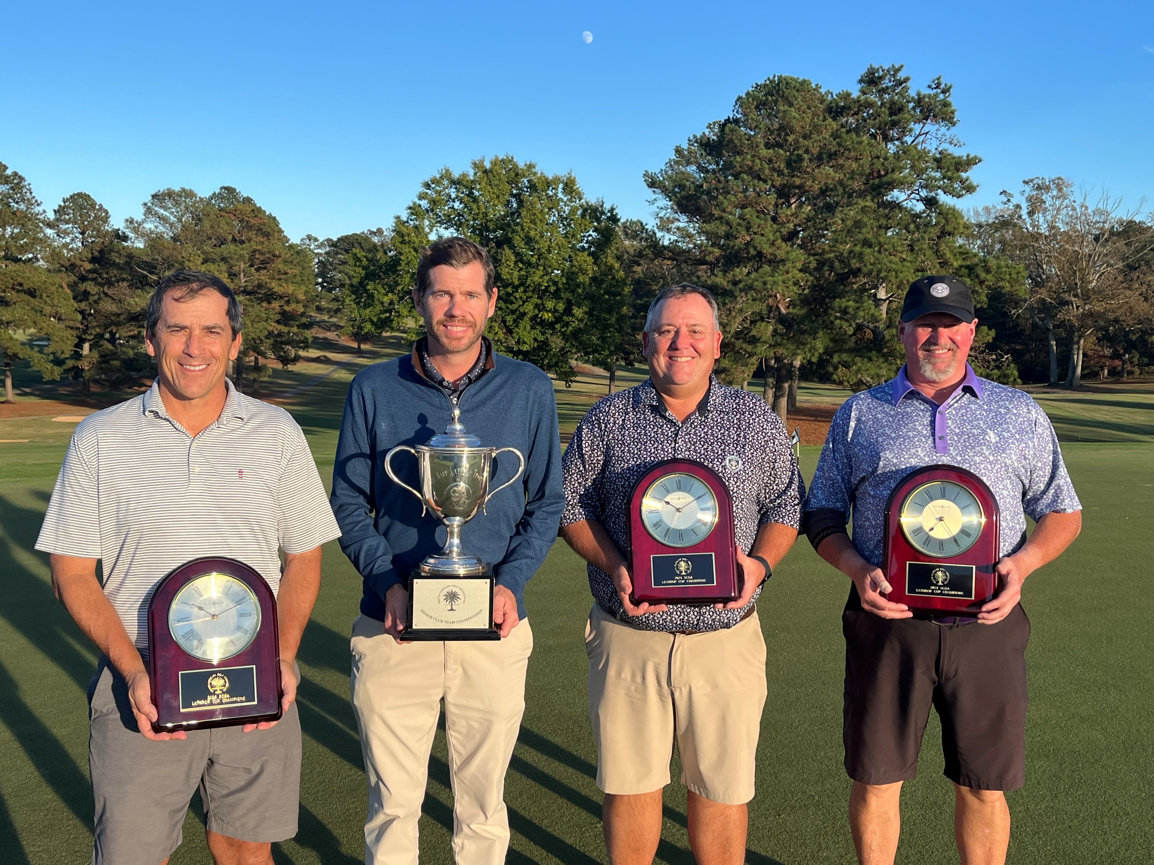 17th Lathrop Cup Champions: Rob Hrubala, Dean Tonneslan, Max Fain, and Dan Gaither