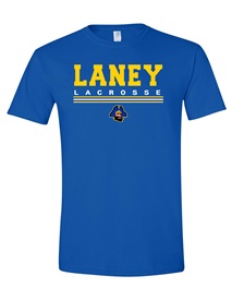 Laney Lacrosse Royal Soft Style Cotton T-shirt - Order due Monday, March 11, 2024