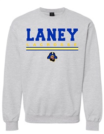 Laney Lacrosse Sport Grey soft style Crew Neck - Orders Due  Monday, March 11, 2024