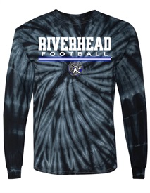 RHS Black Tie Dye Cotton T-shirt VT - Order due date August 12, 2022