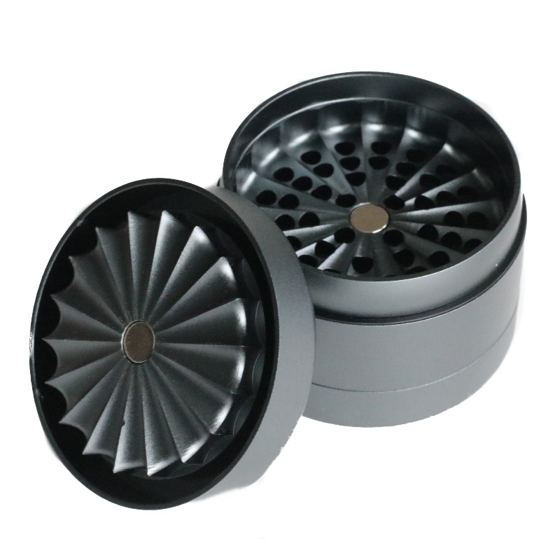 60mm PRO 420 Apollo Grinder-State of the Art Herb Crusher-Gray