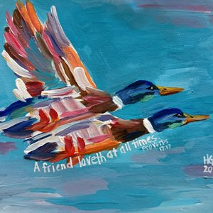 Mallard Duck Proverbs 17:17