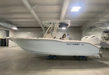 2024 Key West 244 CC Solid Ice Blue Boat